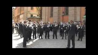 swedish military orchestra plays SHM