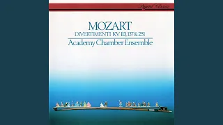 Mozart: Divertimento in B flat, K.137 - 1. Andante