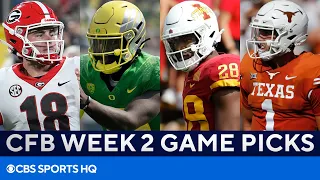 Picks for EVERY Top 25 game in college football [Week 2 Betting Guide] | CBS Sports HQ