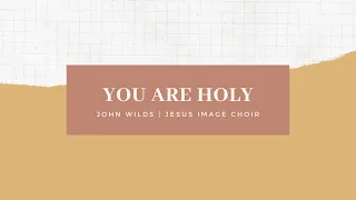 YOU ARE HOLY | JOHN WILDS | JESUS IMAGE CHOIR (Lyric Video)