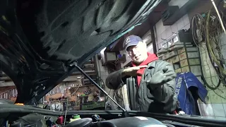 Туарег,транспортер 2.5 замена датчика коленвала.Touareg,transporter2.5,crankshaft sensor replacement