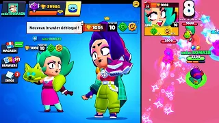 JE JOUE LOLA NOUVEAU BRAWLER BRAWL STARS et SON SKIN CHOLA! Pass Saison 9 Brawl Stars fr!