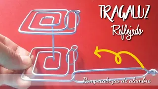 TRAGALUZ (REFLEJO) - SOLUCIÓN [Rompecabezas de alambre] | Artesanías en metal