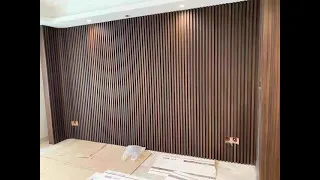 Interior WPC Wall Panel Instalation, Easy! Quick!