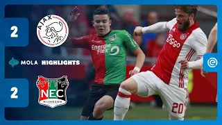 AJAX vs NEC NIJMEGEN 2-2 | EREDIVISIE | MOLA TV