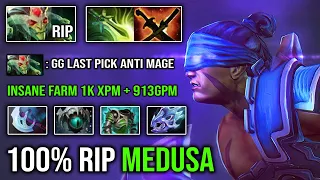 ZERO MANA FOR YOU 100% Counter Medusa | 1K XPM 913GPM Insane Farm Speed Anti Mage with Skadi DotA 2