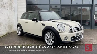 2013 MINI Hatch 1.6 Cooper (Chili Pack)