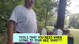 Tools That you Need when going to the Bee Yard!