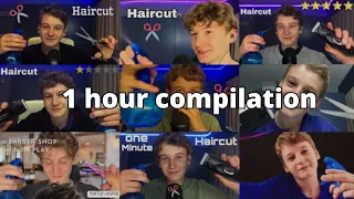 The Best ASMR Haircut Compilation Videos (Matijn ASMR) - 1 Hour Edition