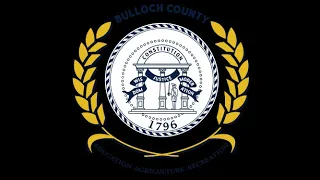 Bulloch County Board of Commissioners Tax Hearing - August 21, 2023 6:30 PM