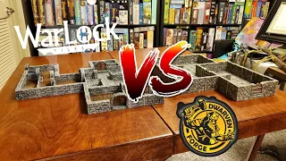 WizKids WarLock Tiles vs. Dwarven Forge