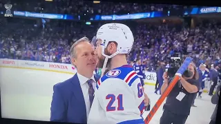 Lightning vs Rangers Handshakes and Presentation of Prince of Wales Trophy