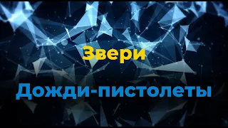 Звери - Дожди-пистолеты Караоке