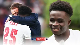 "Love always wins" ❤️ | Saka opens up on the support he's received since the Euros penalty