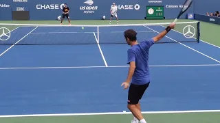 Federer Training 2018 Court Level View (HD)