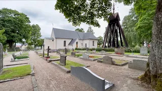 Almby kyrkogård Örebro och Ronnie Petersons grav