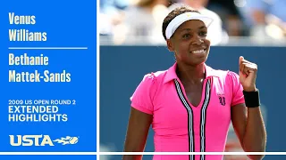 Venus Williams vs. Bethanie Mattek-Sands Extended Highlights | 2009 US Open Round 2