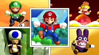 All Character's Death Animations In New Super Mario Bros U Deluxe