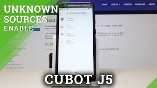 How to Enable Unknown Sources in CUBOT J5 - Install Unknown Applications