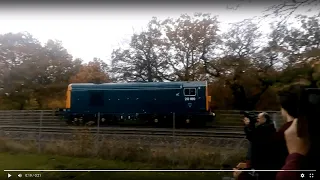 Class 20 (20189) flat out on the Lickey Incline! Ilkley Moor Bah Tat tones.