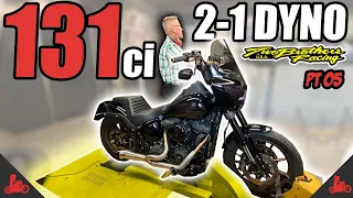 Harley 131ci Exhaust Dyno! 2-1 vs 2-2 (Pt. 05)