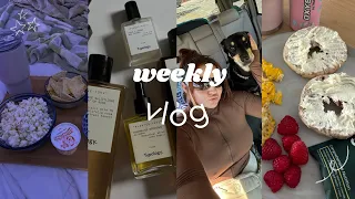 WEEKLY VLOG: my clear skin routine, life is testing me lol, my holy grail supplements & more