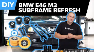 BMW E46 M3 Rear Subframe Refresh DIY (Trailing Arm Bushings, Camber Arms, Differential Mounts)