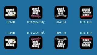 GTA III,GTA Vice City,GTA SA,GTA LCS - Grand Theft Auto 3,Grand Theft Auto San Andreas