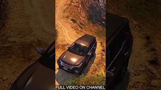 TOYOTA FORTUNER OFF ROADING MOUNT CHILIAD TEST | GONE WRONG 😭 #shorts #gta5 #gta5funfact #gta5funny