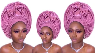 HOW TO TIE TRENDING CENTER KNOT GELE STYLE