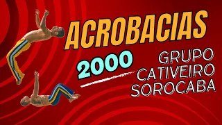Acrobacias grupo cativeiro capoeira Sorocaba Sao Paulo Brasil año 2000/ @vampi_capoeira