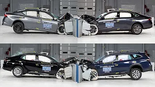 7 Midsize Cars CRASH TESTS (2023) | Accord, Camry, Altima, K5, Sonata, Jetta & Outback