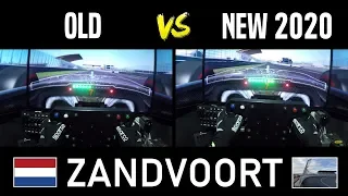 Old vs New 2020 Zandvoort Circuit Formula 1 Onboard [Motion Simulator + Triple Screen] rFactor 2