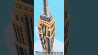 Building the Empire State Building - Minecraft - on Switch (timelapse)