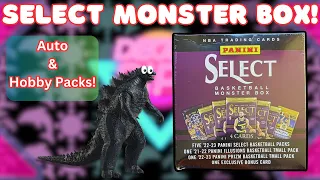 HOBBY PACKS IN RETAIL? Select Basketball Monster Box Review!