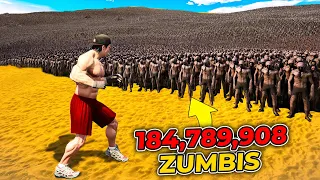 HOMEM MAIS FORTE DO MUNDO vs 184,789,908 ZUMBIS! (Ultimate Epic Battle Simulator 2)