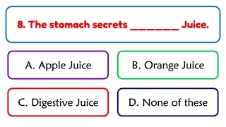 Digestive System QUIZ | @Kids Scholar