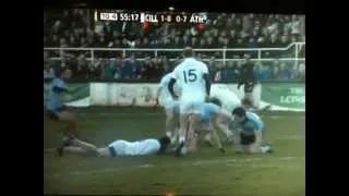 Diarmuid Connolly hits Ciarán Fitzpatrick. O'Byrne cup semi final 2012