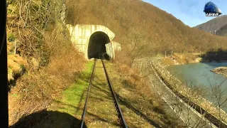Valea Oltului/Olt Valley Train Backview Sibiu-Podu Olt-Câineni-Lotru-Călimănești-Râmnicu Vâlcea