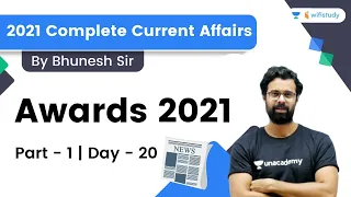 Awards 2021 | Part - 1 | 30 Topics | 30 Days | Day-20 | 2021 Current Affairs | Bhunesh Sir