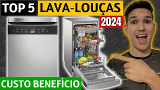 TOP 5 MELHORES LAVA LOUÇAS // MÁQUINA DE LAVAR LOUÇA 2024 ⭐ Custo Benefício » (8, 10 e 14 Serviços)!