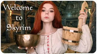 ASMR role play SKYRIM TAVERN hostess takes care of you