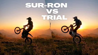 SUR-RON VS TRIAL bike-park/enduro LES GETS