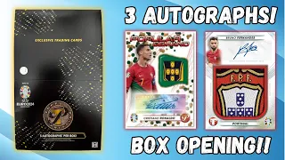 3 AUTOGRAPH CARDS! Topps Pristine Road to Euro 2024 hobby box opening!