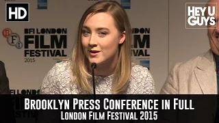 Brooklyn Press Conference in Full - Saoirse Ronan