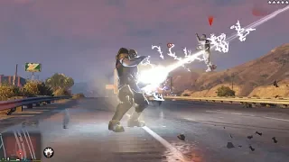 GTA 5 - Thanos Avengers Endgame mod gameplay - New Thanos Powers+Sword