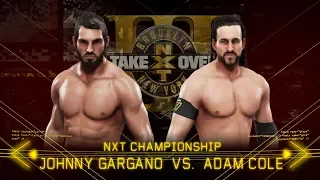 WWE2k19. "Прогнозы" NXT TakeOver New York: Johnny Gargano vs. Adam Cole. 2 Out 3 Falls