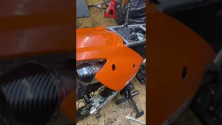 KTM 525 EXC whit AliExpress Akrapovic