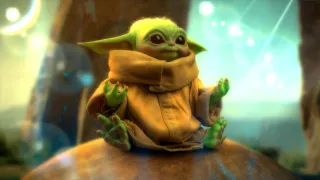 Baby Yoda Meditation 5 minutes in the morning | For Sleep ing | Fall a sleep