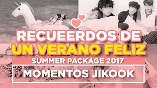 JIKOOK MOMENTOS FELICES EN EL VERANO | SUMMER PACKAGE 2017 (Cecilia Kookmin)